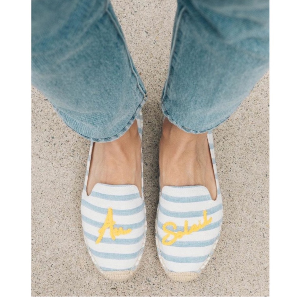 Soludos Au Soleil Smoking Slipper Sz 8